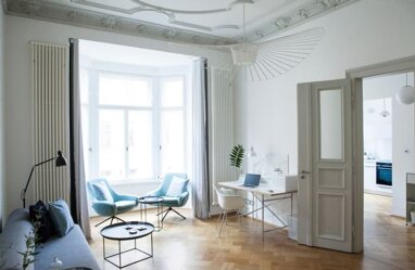 Wohnung zur Miete Wohnen auf Zeit 1.570 € 2 Zimmer 55 m² frei ab sofort Zentrum - Nordwest Leipzig 04105