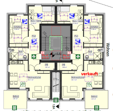 Wohnung zum Kauf provisionsfrei 314.700 € 3 Zimmer 81,2 m² 2. Geschoss Starenschleife Welver 59514