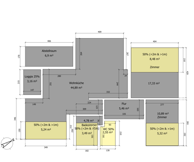 Wohnung zur Miete 700 € 3 Zimmer 78 m² 2. Geschoss Mozartstraße 7 Siegelsbach 74936