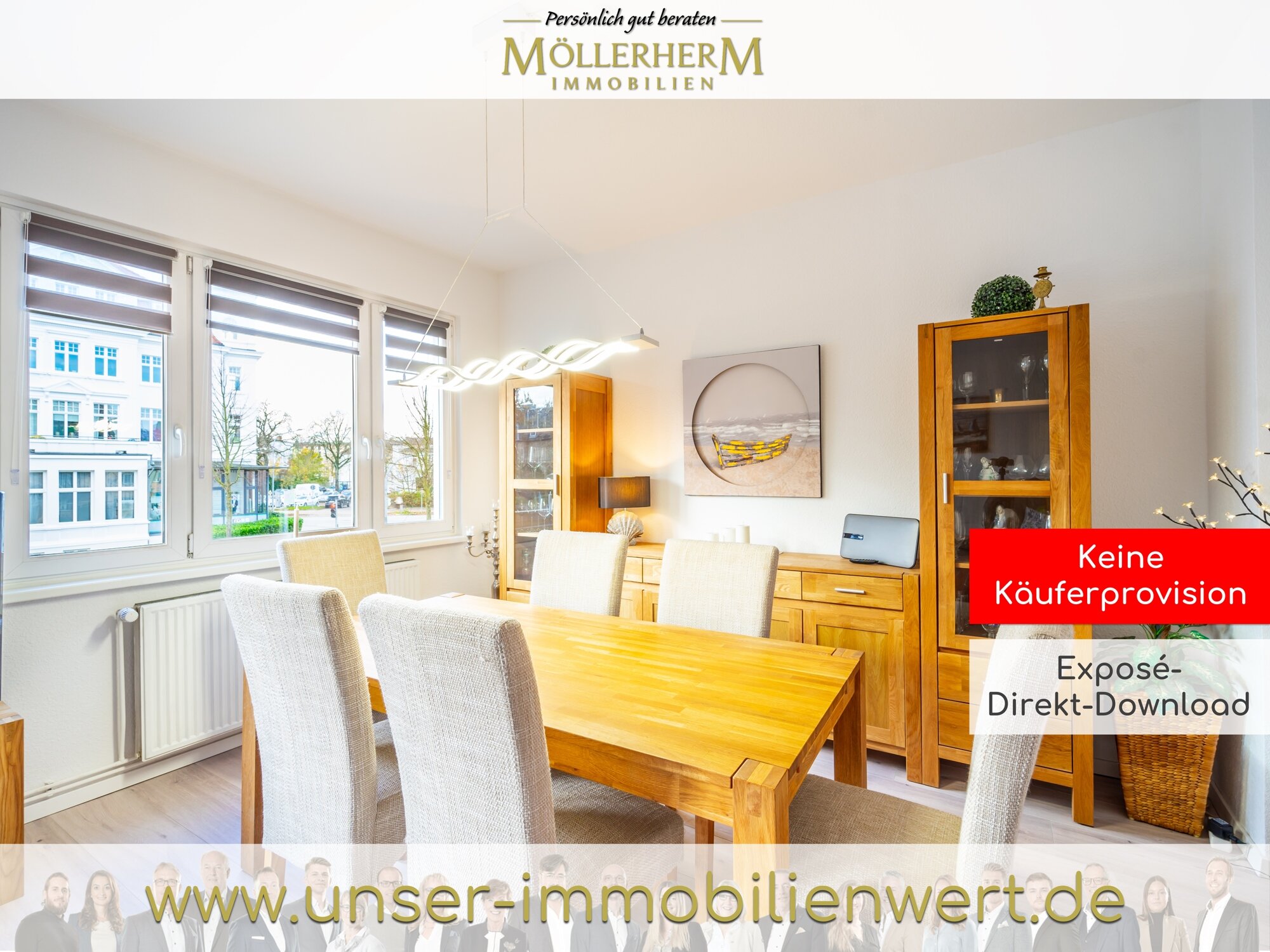 Wohnung zum Kauf Provisionsfrei 385.000 € 4 Zimmer 121 m² St. Lorenz - Süd Lübeck 23558