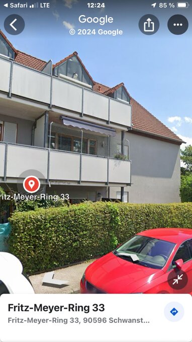 Wohnung zur Miete 570 € 2 Zimmer 49 m² 1. Geschoss Fritz-Meyer-Ring 33 Leerstetten Schwanstetten 90596