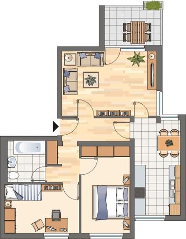 Wohnung zur Miete nur mit Wohnberechtigungsschein 442,69 € 3 Zimmer 78,7 m² 1. Geschoss Händelstraße 8 Methler Kamen 59174
