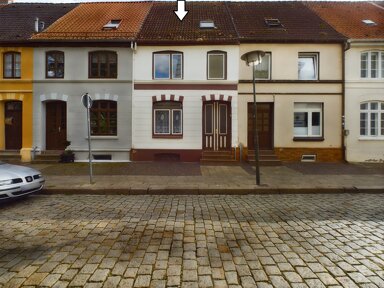 Reihenmittelhaus zum Kauf 149.000 € 6 Zimmer 116,6 m² 89 m² Grundstück Altstadt Wismar 23966