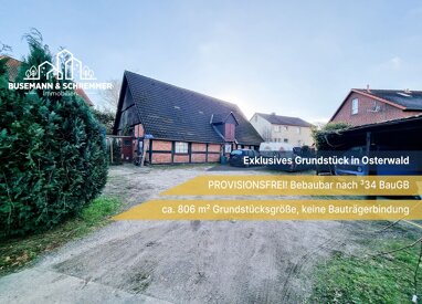 Grundstück zum Kauf Provisionsfrei 280.000 € 806 m² Grundstück Osterwald - Unterende Garbsen 30826