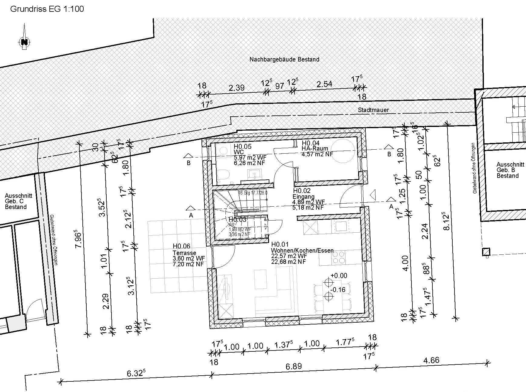 Immobilie in Spalt - Einfamilienhaus-Neubau im Herzen der Spalter Altstadt mit Garten - Bild 3