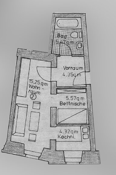 Studio zur Miete 420 € 1 Zimmer 35 m² EG frei ab 01.03.2025 Fürstenstraße 8 Planungsbezirk 102 Straubing 94315