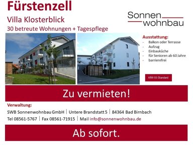 Wohnung zur Miete 2 Zimmer 65 m² Fürstenzell Fürstenzell 94081