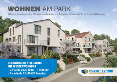 Wohnung zum Kauf provisionsfrei 806.000 € 3 Zimmer 101,5 m² 2. Geschoss Parkstraße Haubensteig / Göhlenbach Kempten (Allgäu) 87439