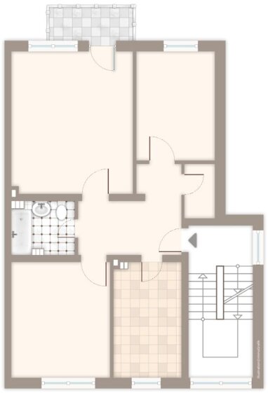 Wohnung zur Miete 449 € 3 Zimmer 67 m² Erdgeschoss Theodor-Heuss-Straße 42 Dahl Mönchengladbach 41065