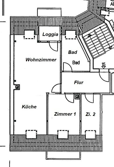 Wohnung zum Kauf provisionsfrei 250.000 € 3 Zimmer 81,2 m² 5. Geschoss Reudnitz-Thonberg Leipzig 04317