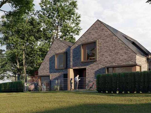 Doppelhaushälfte zum Kauf - Erstbezug provisionsfrei 699.000 € 4 Zimmer 131 m² 349 m² Grundstück Lemsahl-Mellingstedt Hamburg 22397