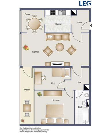Wohnung zur Miete 599 € 3 Zimmer 74,8 m² 13. Geschoss Emsstraße 16 Weinberg Braunschweig 38120