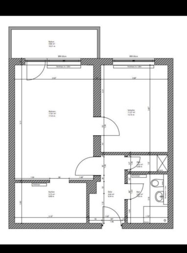 Wohnung zur Miete 520 € 2 Zimmer 45 m² 3. Geschoss Schanzstraße 24 Nord / Stadtbezirk 131 Ludwigshafen am Rhein 67063