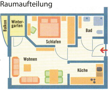 Wohnung zum Kauf 179.000 € 2 Zimmer 64,1 m² 1. Geschoss Werkstraße 27 Bad König Bad König 64732