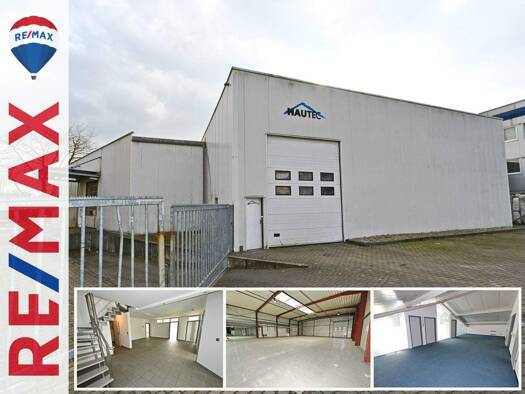 Lagerhalle zur Miete 1.845 € 682,8 m² Lagerfläche Hasselt Bedburg-Hau 47551