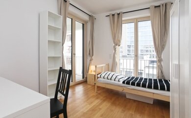 Wohnung zur Miete Wohnen auf Zeit 590 € 5 Zimmer 10 m² frei ab 21.04.2025 Weisbachstraße 7 Ostend Frankfurt am Main 60314