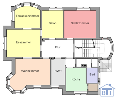Wohnung zur Miete 860,75 € 5 Zimmer 156,5 m² 1. Geschoss Zittau Zittau 02763