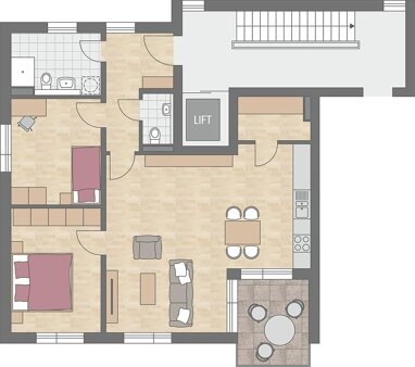 Wohnung zum Kauf Provisionsfrei 495.000 € 3 Zimmer 82 m² Kressbronn Kressbronn 88079