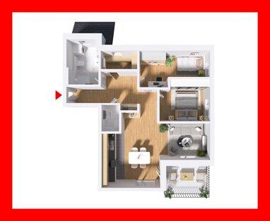 Wohnung zum Kauf Provisionsfrei 529.500 € 3 Zimmer 108,1 m² 1. Geschoss Himmelsthür Hildesheim 31137