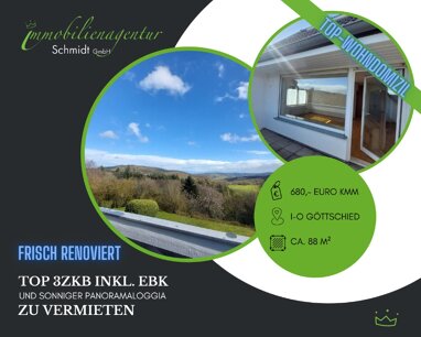 Wohnung zur Miete 680 € 3 Zimmer 88 m² 1. Geschoss Göttschied Idar-Oberstein 55743