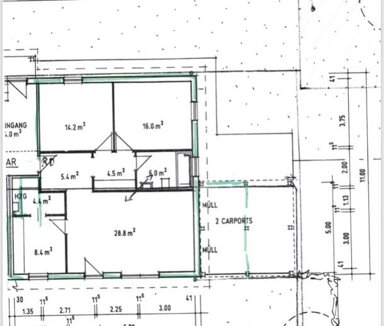 Wohnung zur Miete 750 € 3 Zimmer 80 m² Geschoss EG/1 Ostrohe 25746