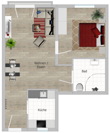 Wohnung zum Kauf 169.500 € 2 Zimmer 52 m² 4. Geschoss Röthelheim Erlangen 91052