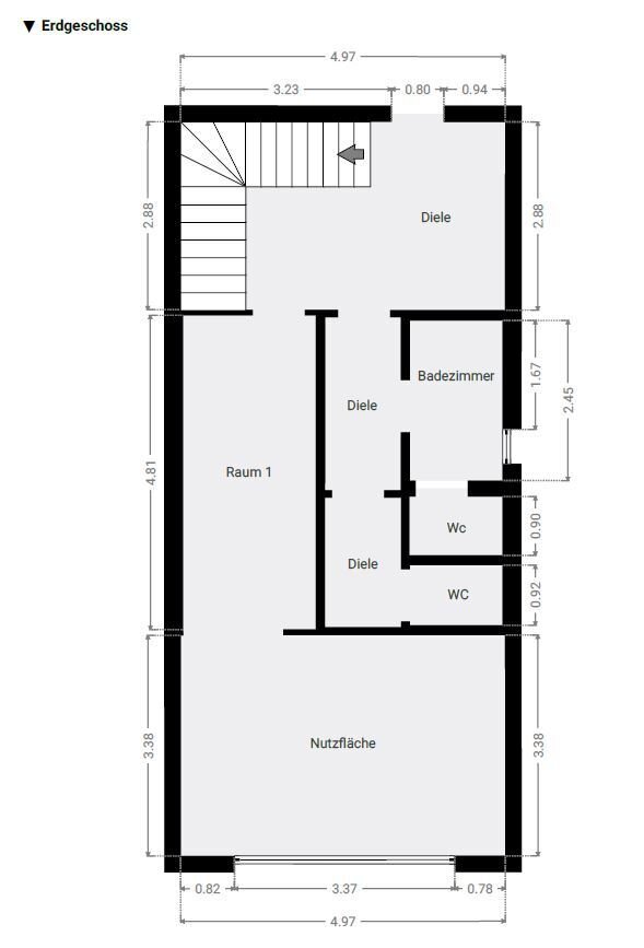 Reihenendhaus zum Kauf provisionsfrei 49.900 € 3 Zimmer 81,4 m²<br/>Wohnfläche 93 m²<br/>Grundstück Storkwitz Delitzsch 04509