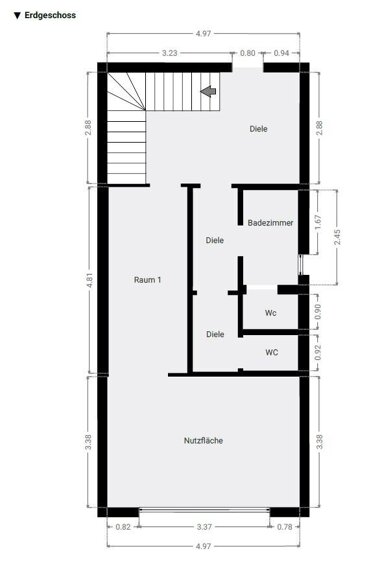 Reihenendhaus zum Kauf Provisionsfrei 49.900 € 3 Zimmer 81,4 m² 93 m² Grundstück Storkwitz Delitzsch 04509