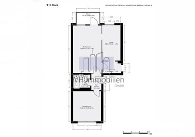Wohnung zur Miete 300 € 2 Zimmer 55,9 m² 3. Geschoss Talstraße 64 Reichenbrand 862 Chemnitz / Reichenbrand 09117