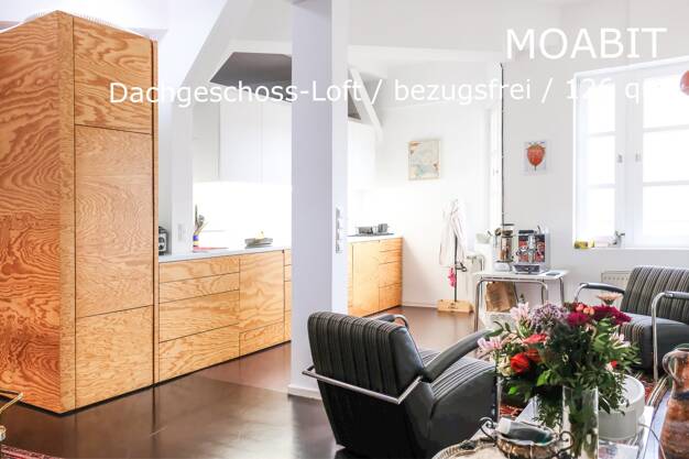 Wohnung zum Kauf 795.000 € 4 Zimmer 126 m² Dachgeschoss, 5. Geschoss Moabit Berlin 10559