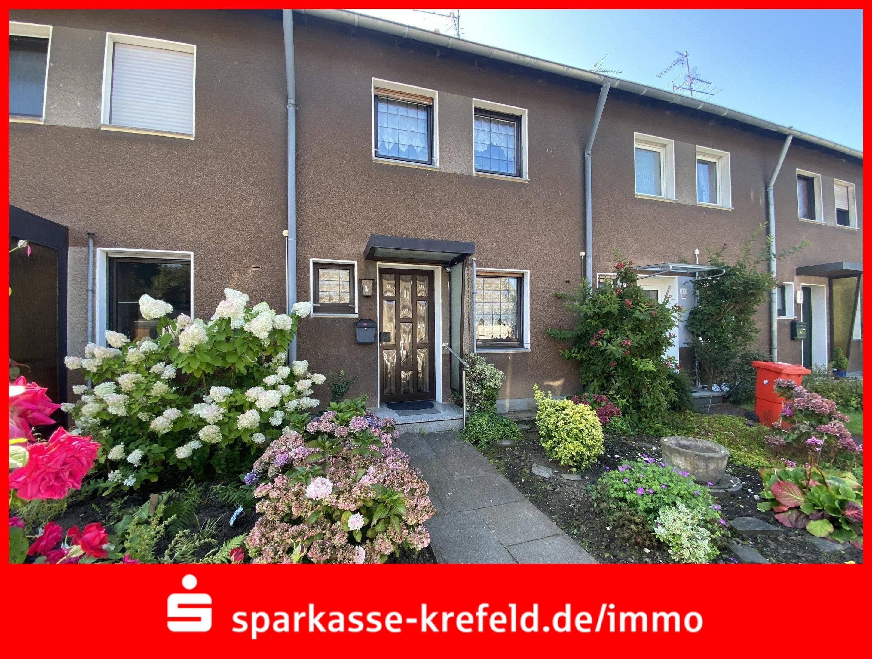 Reihenmittelhaus zum Kauf 209.000 € 4 Zimmer 71 m²<br/>Wohnfläche 185 m²<br/>Grundstück ab sofort<br/>Verfügbarkeit Gatherhof Krefeld 47804