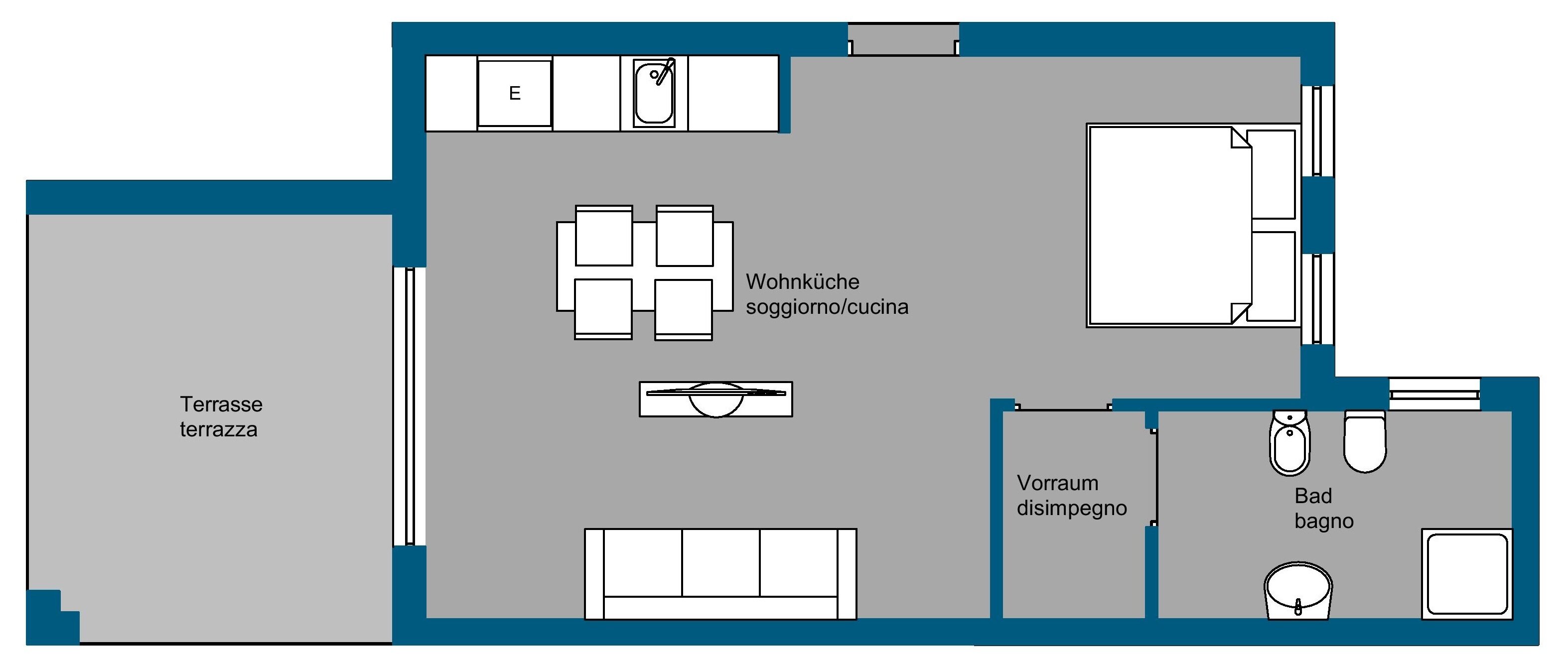 Studio zum Kauf 170.000 € 1 Zimmer 54 m²<br/>Wohnfläche ab sofort<br/>Verfügbarkeit Peschiera del Garda