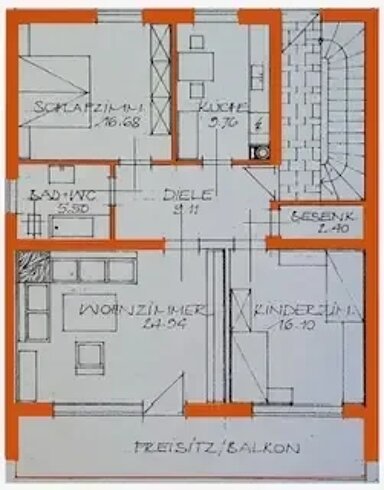 Wohnung zur Miete 700 € 3 Zimmer 88 m² Meilinger Weg 3 Seefeld Seefeld 82229