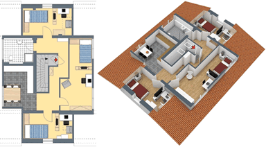 Studio zur Miete 880 € 3 Zimmer 77 m² 3. Geschoss Kurze Str. 35 Nordpark Bielefeld 33613