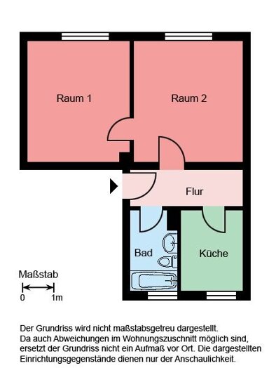 Wohnung zur Miete 329 € 2 Zimmer 45 m² 1. Geschoss frei ab 01.04.2025 Röntgenstraße 4 Stadtzentrum Werl 59457