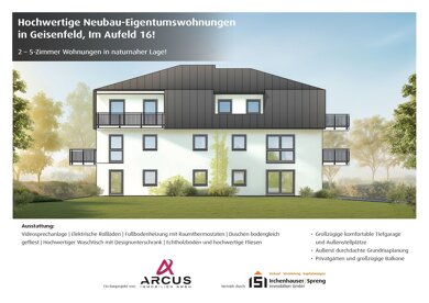 Wohnung zum Kauf provisionsfrei 499.000 € 3,5 Zimmer 99,5 m² 1. Geschoss Im Aufeld 16 Geisenfeld Geisenfeld 85290