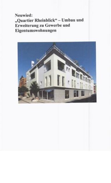 Wohnung zum Kauf Provisionsfrei 359.200 € 4 Zimmer 112,2 m² 4. Geschoss Rheinstrasse 5. Innenstadt Neuwied 56564