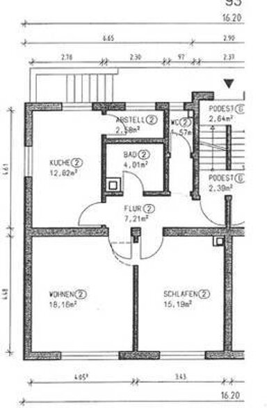 Wohnung zum Kauf provisionsfrei 130.000 € 2,5 Zimmer 62 m² frei ab sofort Gabelsberger Str. Göppingen - Stadtzentrum Göppingen 73033