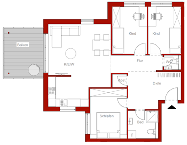 Wohnung zum Kauf Provisionsfrei 315.800 € 4 Zimmer 85,6 m² Donaueschingen Donaueschingen 78166