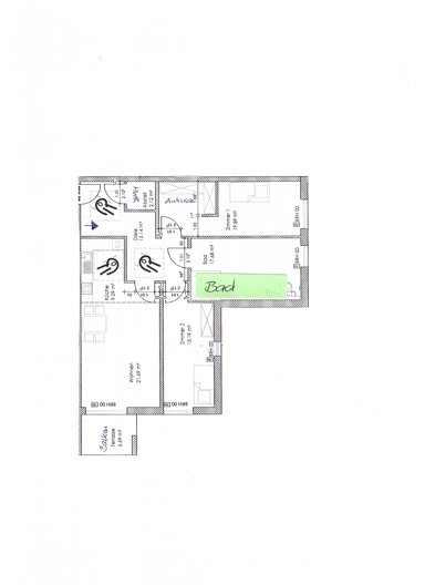 Wohnung zur Miete 1.505 € 3 Zimmer 103 m² EG frei ab 01.02.2025 Rüdersdorfer Straße 51 Schöneiche bei Berlin 15566