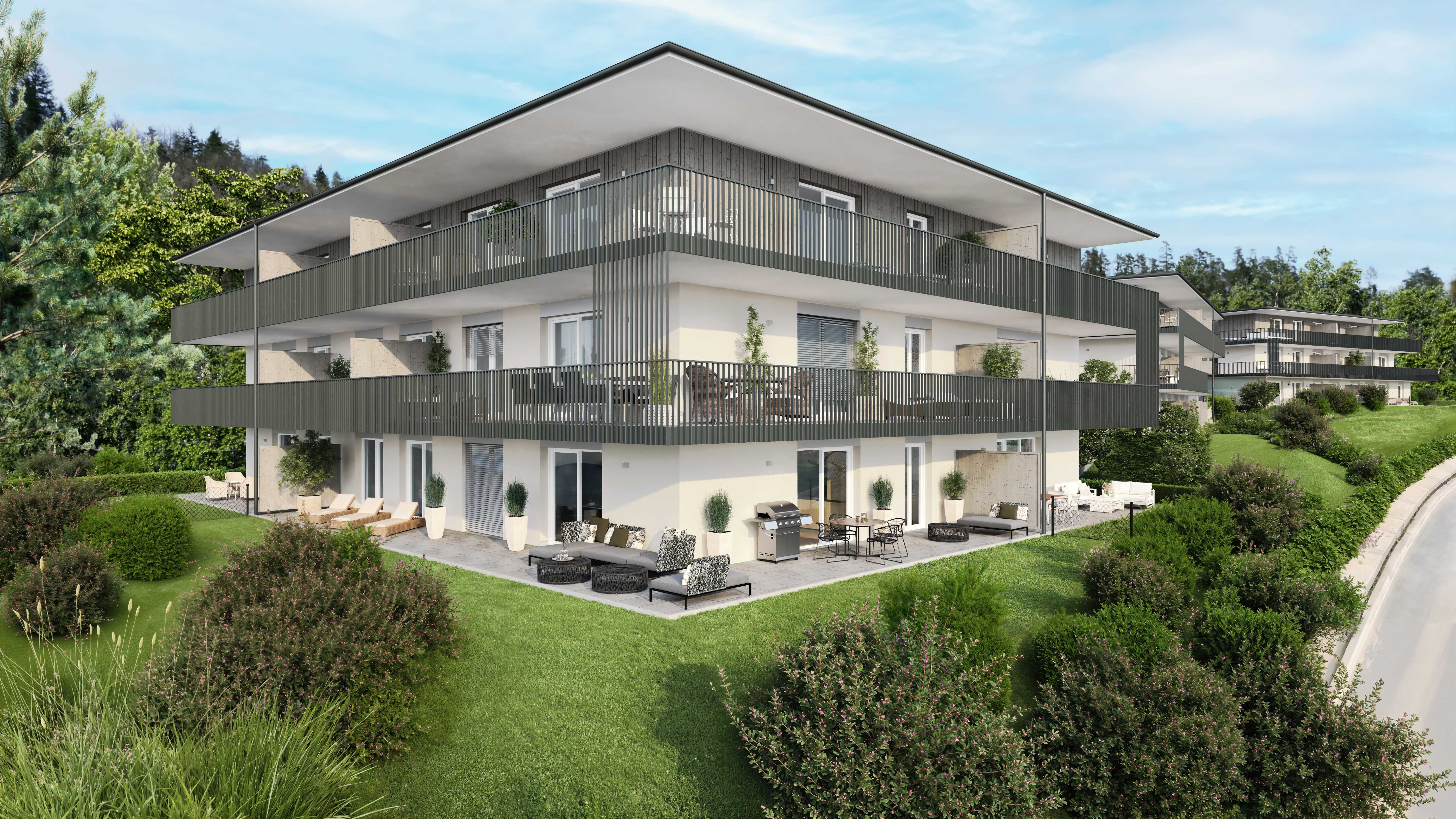 Wohnung zum Kauf Provisionsfrei 509.980 € 4 Zimmer 90 m²<br/>Wohnfläche Erdgeschoss<br/>Geschoss Innere Stadt Klagenfurt(Stadt) 9020