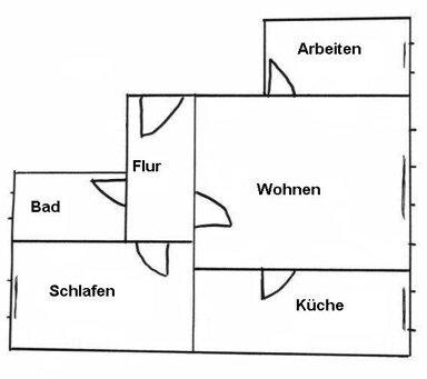 Wohnung zur Miete 335 € 3 Zimmer 52 m² frei ab 01.02.2025 Ilmenau Ilmenau 98693