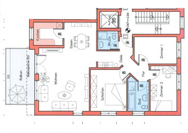 Wohnung zum Kauf Provisionsfrei 520.000 € 4 Zimmer 102,2 m² 1. Geschoss Marienbader Allee 33-35 Jügesheim Rodgau 63110