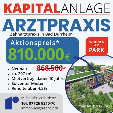 Wohn- und Geschäftshaus zum Kauf provisionsfrei als Kapitalanlage geeignet 810.000 € 297 m² Sunthausen Bad Dürrheim 78073