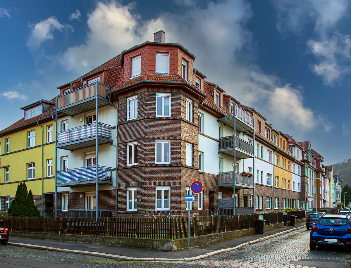Wohnung zur Miete 380 € 2 Zimmer 52 m²<br/>Wohnfläche 2. Stock<br/>Geschoss Hellwigstr. 22 Eisenach Eisenach 99817
