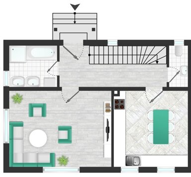 Doppelhaushälfte zum Kauf 499.000 € 6 Zimmer 135 m² 479 m² Grundstück Töging Töging 84513