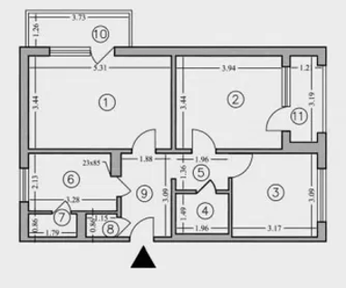 Wohnung zur Miete 580 € 2 Zimmer Kernstadt-Nord Speyer 67346