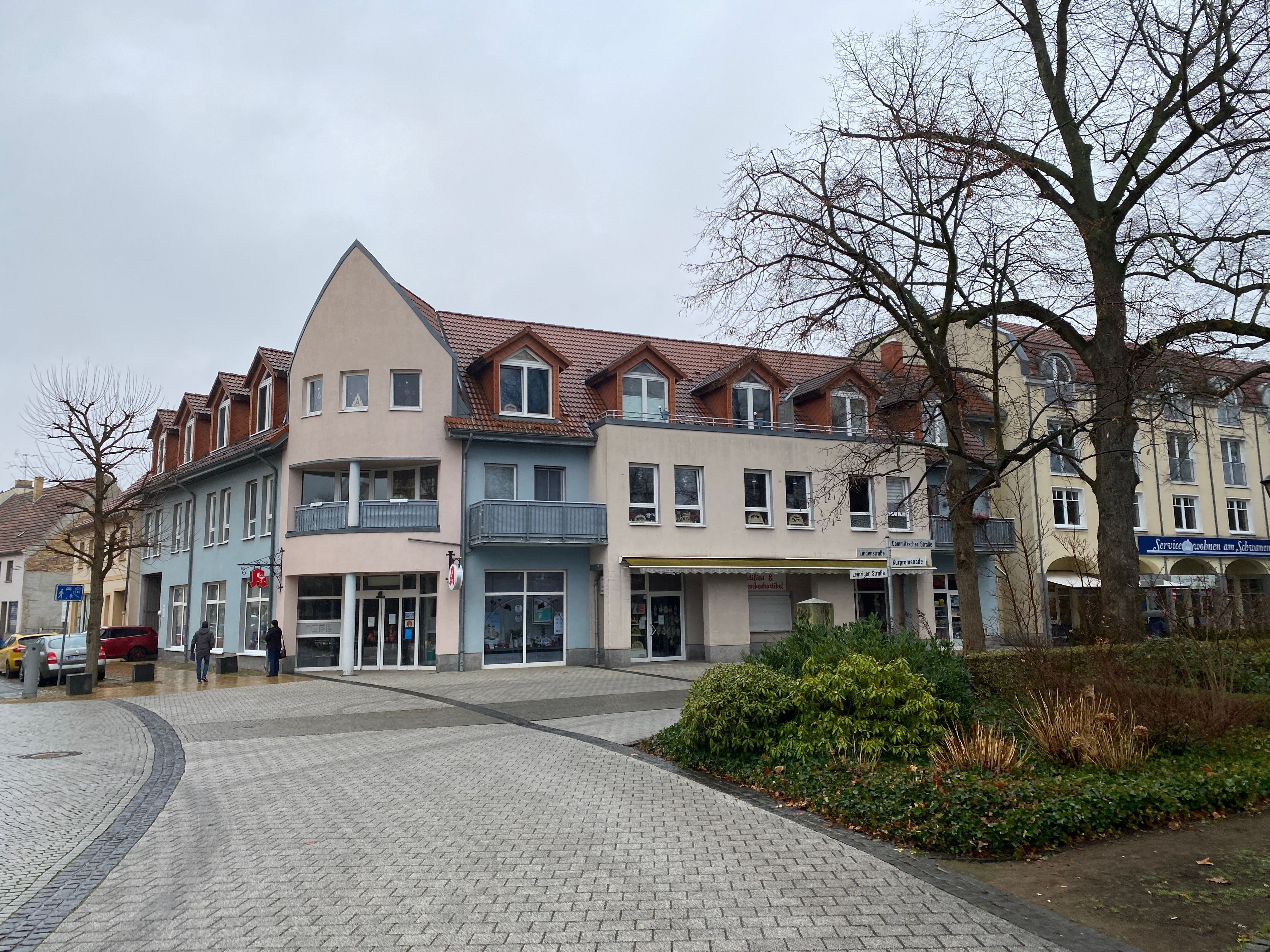 Wohnung zur Miete 439 € 2 Zimmer 67,6 m²<br/>Wohnfläche 1.<br/>Geschoss Leipzigerstr. 2/Dommitzscher Str. 1 Bad Schmiedeberg Bad Schmiedeberg 06905