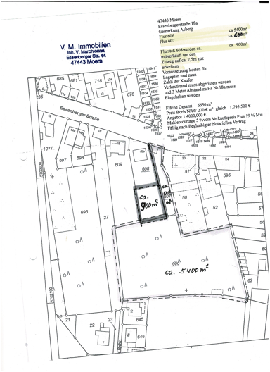 Grundstück zum Kauf 7.000 m² Grundstück Moers - Mitte Moers 47441