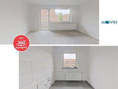 Apartment zur Miete 450 € 3 Zimmer 64,2 m² 1. Geschoss Friedrich-Rückert-Straße 6 Barenburg Emden 26721
